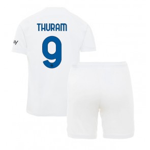 Inter Milan Marcus Thuram #9 Bortaställ Barn 2023-24 Kortärmad (+ Korta byxor)